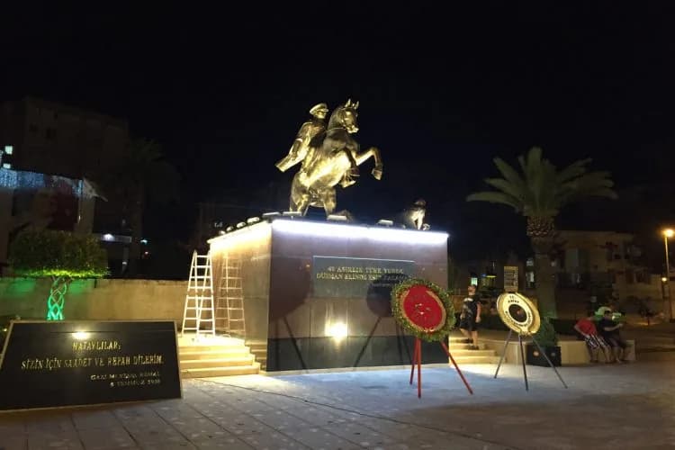 Hatay Atatürk Anıtı aydınlatma referansı