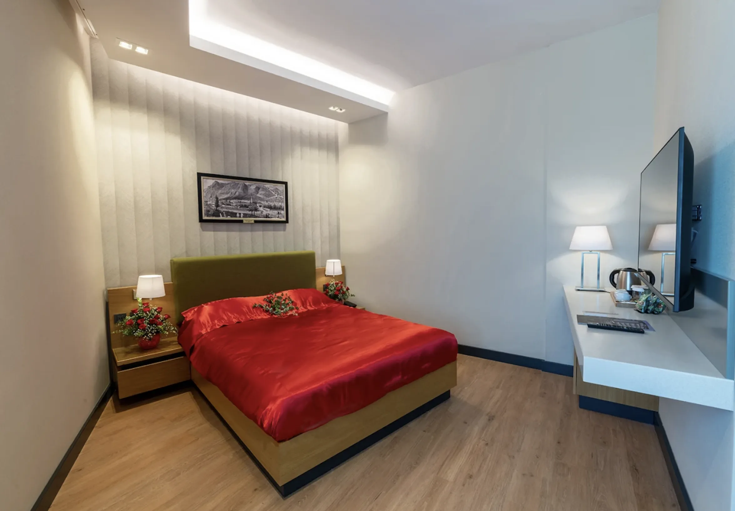 Hatay Artes Otel aydınlatma uygulamasından bir görünüm