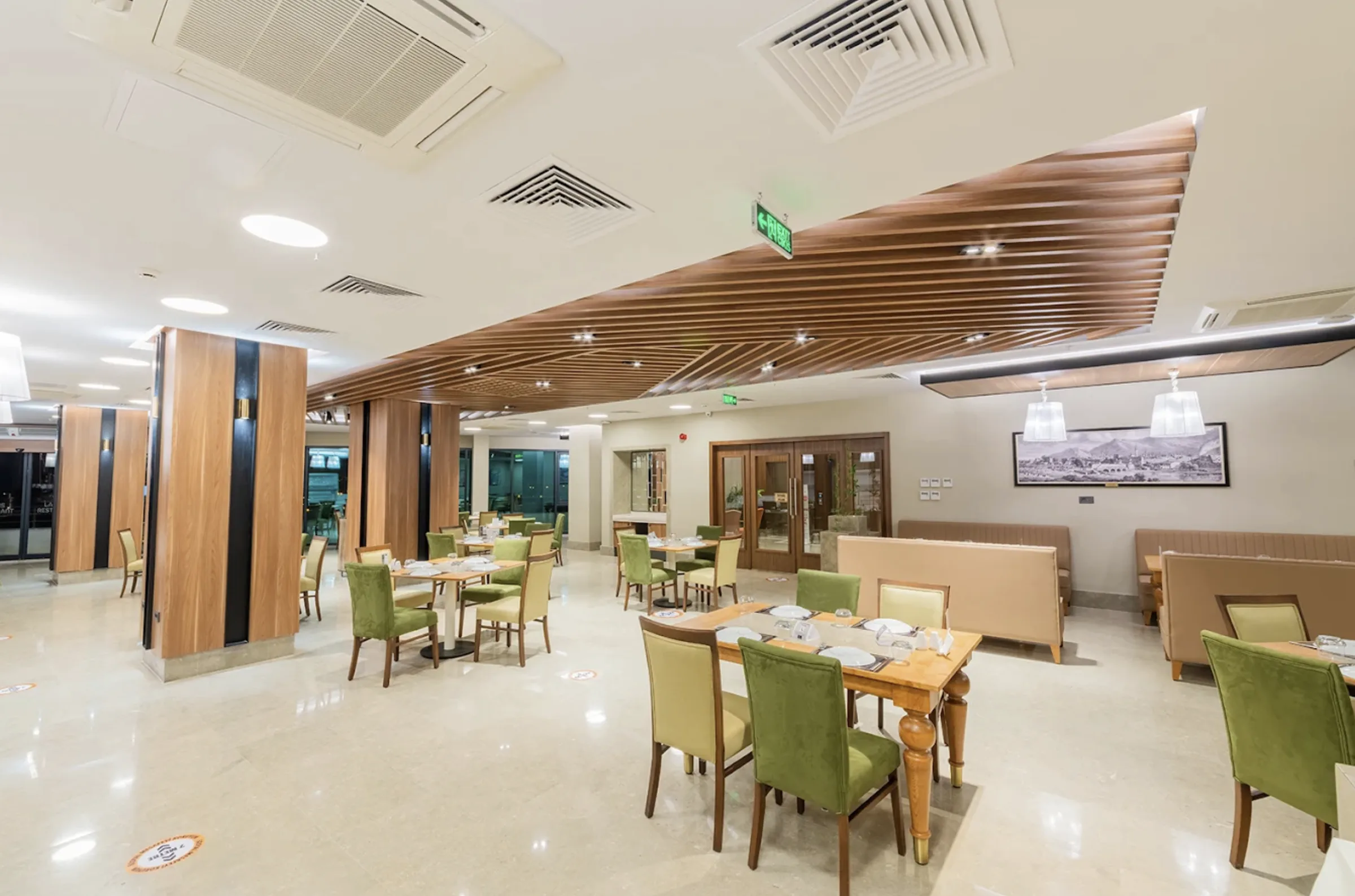 Hatay Artes Otel aydınlatma uygulamasından bir görünüm