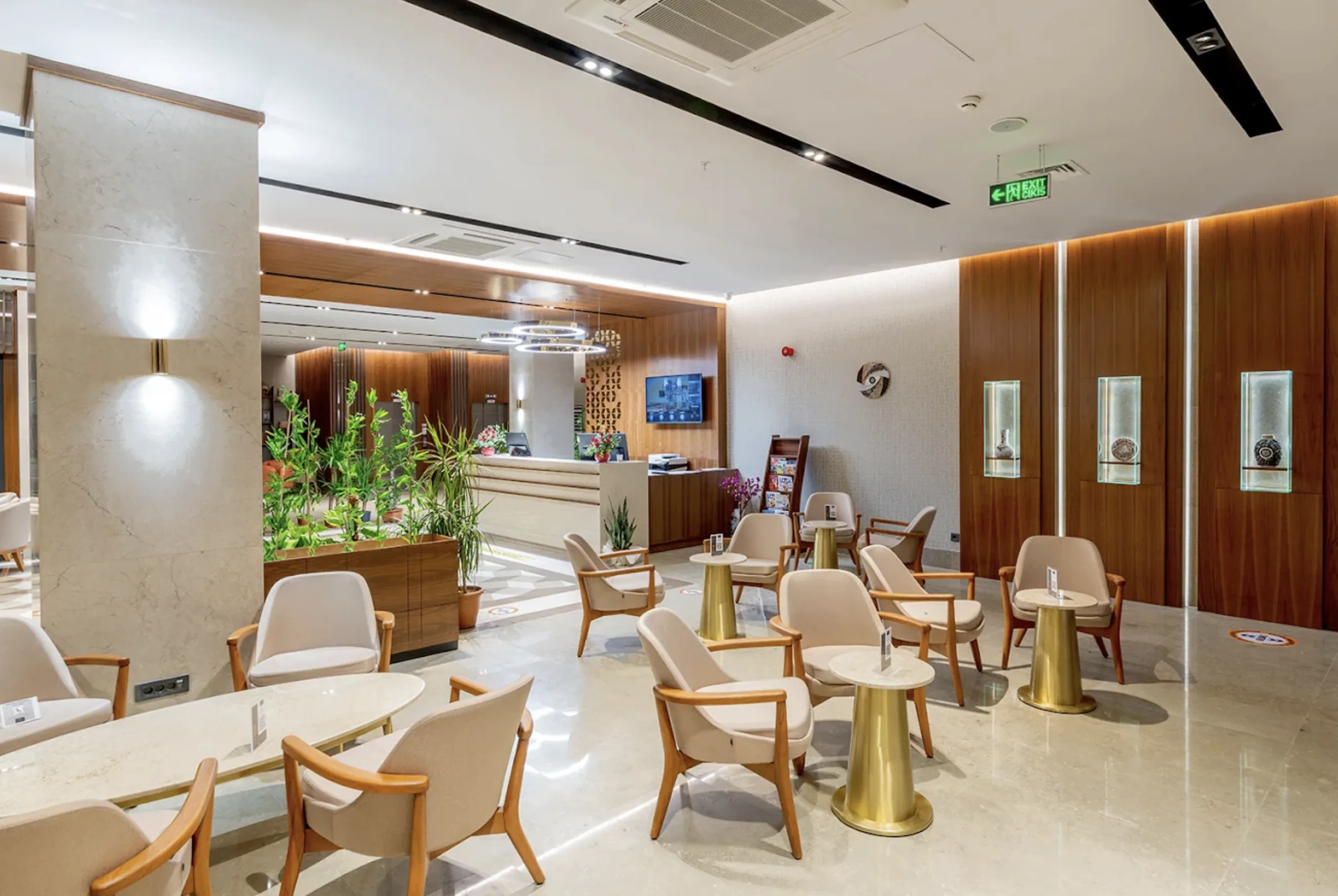 Hatay Artes Otel aydınlatma uygulamasından bir görünüm