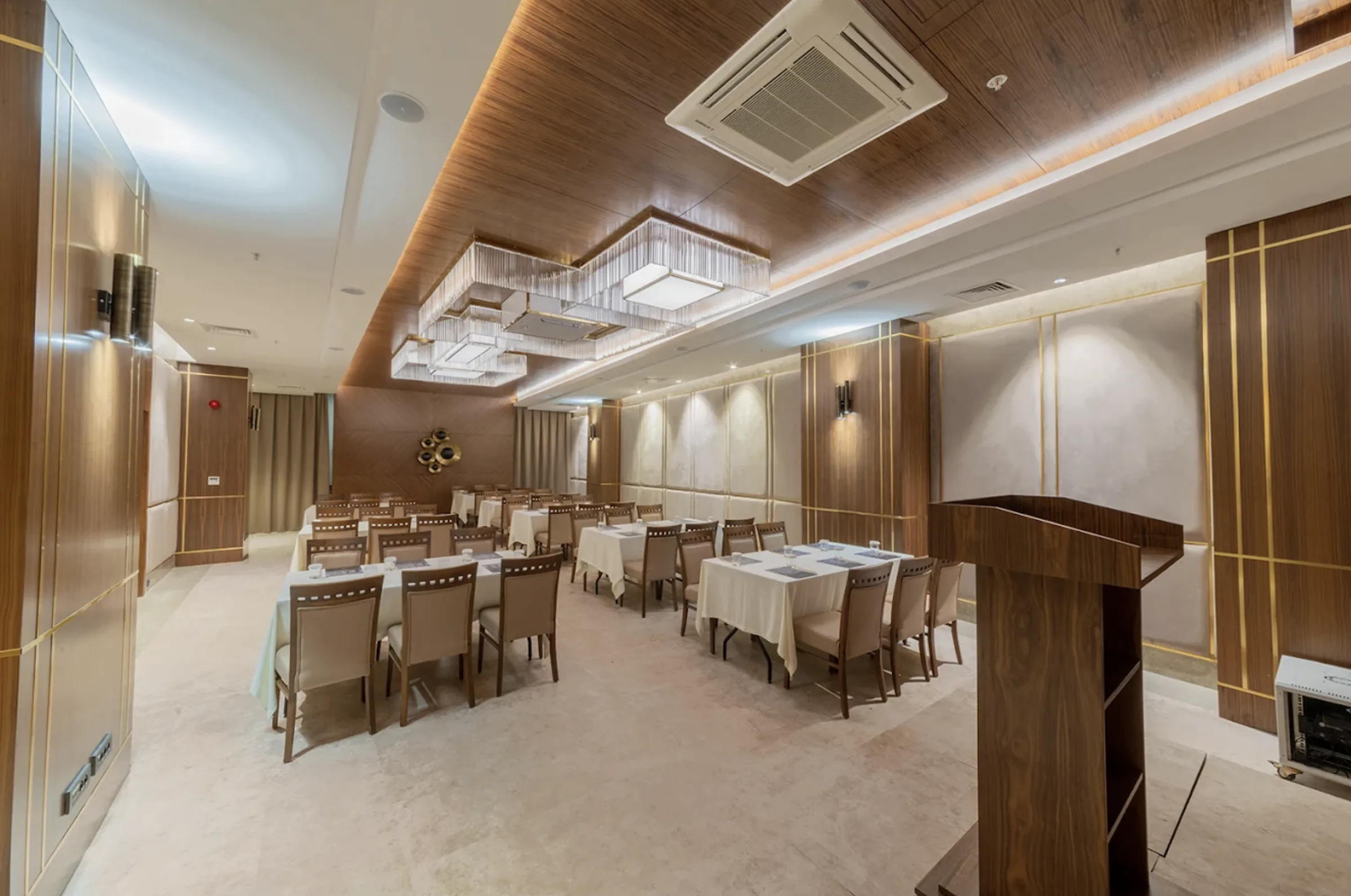 Hatay Artes Otel aydınlatma uygulamasından bir görünüm