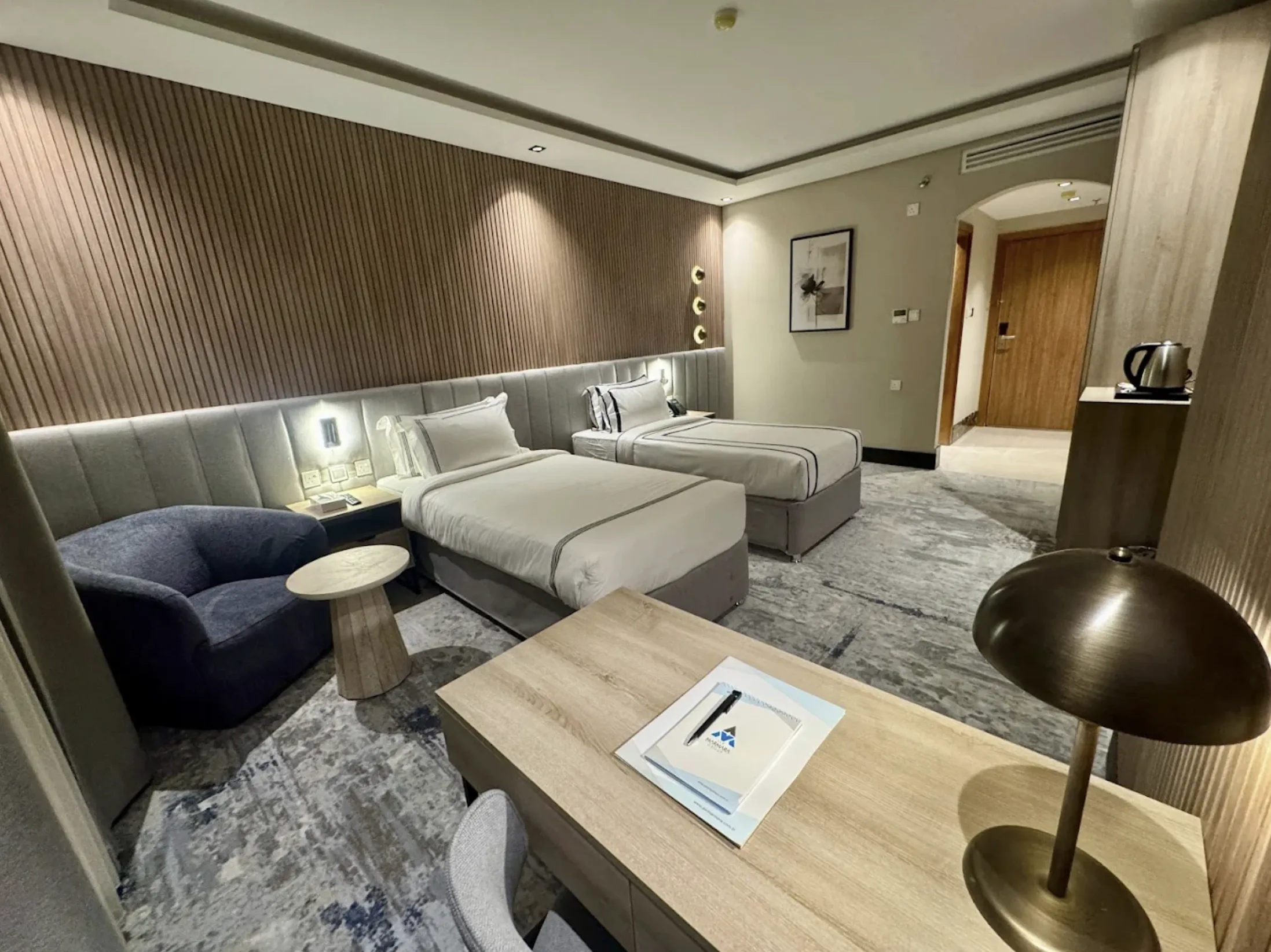 Medine Hıll Otel aydınlatma uygulamasından bir görünüm