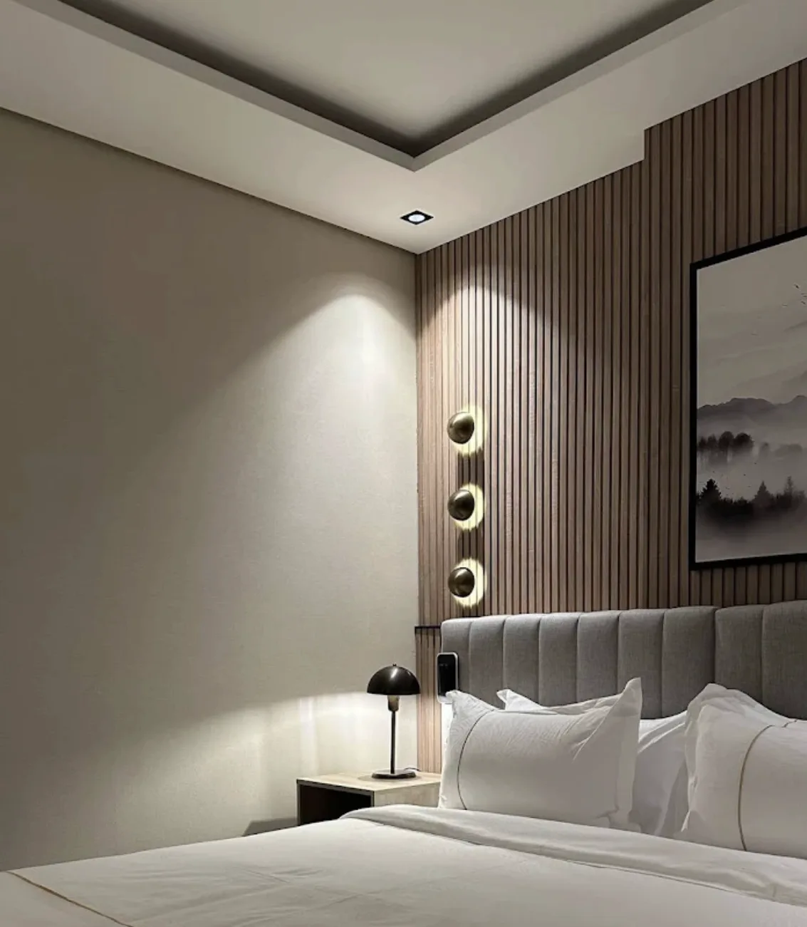 Medine Hıll Otel aydınlatma uygulamasından bir görünüm